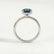 PARIS - Oval Alexandrite & Diamond 950 Platinum Petite Hidden Halo