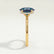 PARIS - Oval Alexandrite & Diamond 18k Yellow Gold Petite Hidden Halo