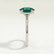 PARIS - Oval Emerald & Diamond 950 Platinum Petite Hidden Halo