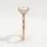 PARIS - Asscher Lab Diamond 18k Rose Gold Petite Hidden Halo