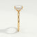 PARIS - Asscher Lab Diamond 18k Yellow Gold Petite Hidden Halo