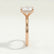 PARIS - Cushion Lab Diamond 18k Rose Gold Hidden Halo