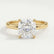 PARIS - Cushion Lab Diamond 18k Yellow Gold Hidden Halo