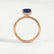 PARIS - Emerald Alexandrite & Diamond 18k Rose Gold Petite Hidden Halo