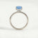 PARIS - Emerald Aquamarine Blue Sapphire & Diamond 18k White Gold Petite Hidden Halo