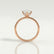 PARIS - Pear Lab Diamond 18k Rose Gold Hidden Halo