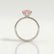 PARIS - Pear Pink Lab Diamond 18k White Gold Hidden Halo