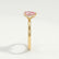 PARIS - Pear Pink Lab Diamond 18k Yellow Gold Hidden Halo