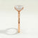 Paris radiant lab diamond hidden halo 18k rose gold engagement ring