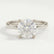 PARIS - Round Lab Diamond 18k White Gold Hidden Halo