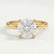 PARIS - Round Lab Diamond 18k Yellow Gold Hidden Halo