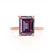 PARIS - Emerald Alexandrite & Diamond 18k Rose Gold Petite Hidden Halo