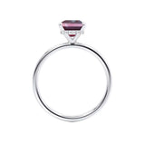 PARIS - Chatham® Emerald Alexandrite & Diamond 950 Platinum Petite Hidden Halo