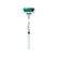 PARIS - Green Emerald & Diamond 18k White Gold Petite Hidden Halo