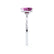 PARIS - Emerald Pink Sapphire & Diamond 18k White Gold Petite Hidden Halo