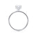PARIS - Cushion Natural Diamond Platinum Hidden Halo Engagement Ring Lily Arkwright