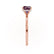 PARIS - Cushion Alexandrite & Diamond 18k Rose Gold Petite Hidden Halo
