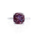 PARIS - Cushion Alexandrite & Diamond 950 Platinum Petite Hidden Halo