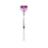PARIS - Cushion Pink Sapphire & Diamond 950 Platinum Petite Hidden Halo
