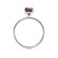 PARIS - Cushion Alexandrite & Diamond 950 Platinum Petite Hidden Halo