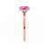 PARIS - Elongated Cushion Pink Sapphire & Diamond 18k Rose Gold Petite Hidden Halo