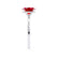 PARIS - Elongated Cushion Ruby & Diamond 950 Platinum Petite Hidden Halo