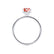 PARIS - Elongated Cushion Champagne Sapphire & Diamond 18k White Gold Petite Hidden Halo