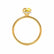 PARIS - Elongated Cushion Yellow Sapphire & Diamond 18k Yellow Gold Petite Hidden Halo