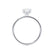 PARIS - Oval natural Diamond Platinum Hidden Halo Engagement Ring Lily Arkwright