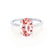 PARIS - Oval Champagne Sapphire & Diamond 950 Platinum Petite Hidden Halo