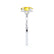 PARIS - Oval Yellow Sapphire & Diamond 950 Platinum Petite Hidden Halo