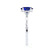 PARIS - Oval Blue Sapphire & Diamond 950 Platinum Petite Hidden Halo