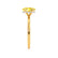 PARIS - Oval Yellow Sapphire & Diamond 18k Yellow Gold Petite Hidden Halo