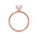 PARIS - Pear Lab Diamond 18k Rose Gold Hidden Halo