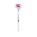 PARIS - Round Pink Sapphire & Diamond 950 Platinum Petite Hidden Halo