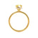 PARIS - Round Yellow Sapphire & Diamond 18k Yellow Gold Petite Hidden Halo