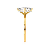 PARIS - Marquise Lab Diamond 18K Yellow Gold Micro Pavé Hidden Halo