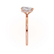 PARIS - Pear Lab Diamond 18k Rose Gold Hidden Halo