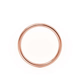 - Petite Plain Wedding Ring 9k Rose Gold Wedding Bands Lily Arkwright