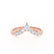 POSE - Tiara Marquise Wedding Ring 18k Rose Gold Engagement Ring Lily Arkwright