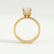 REGENT - Cushion Lab Diamond 18k Yellow Gold Solitaire