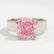 REGENT - Cushion Pink Lab Diamond Platinum Solitaire