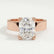 REGENT - Elongated Cushion Lab Diamond 18k Rose Gold Solitaire