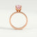 REGENT - Elongated Cushion Pink Lab Diamond 18k Rose Gold Solitaire