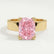 REGENT - Elongated Cushion Pink Lab Diamond 18k Yellow Gold Solitaire