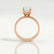 REGENT - Emerald Lab Diamond 18k Rose Gold Solitaire