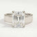 REGENT - Emerald Lab Diamond Platinum Solitaire