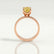 REGENT - Emerald Yellow Lab Diamond 18k Rose Gold Solitaire