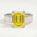 REGENT - Emerald Yellow Lab Diamond Platinum Solitaire