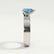 REGENT - Pear Blue Lab Diamond Platinum Solitaire